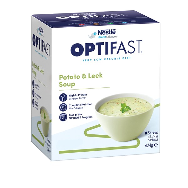 OPTIFAST/ОПТИФАСТ СО ВКУСОМ КАРТОФЕЛЬНЫЙ СУП С ЛУКОМ ПОРЕЙ ПОРОШОК 53 Г №8