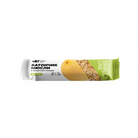 ABC HEALTHY FOOD МЮСЛИ ДЫНЯ/ЙОГУРТ БАТОНЧИК 30 Г №1