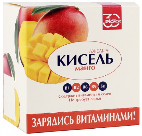 ДЖЕЛИ+ КИСЕЛЬ (С МАНГО) ПОРОШОК 25 Г №1