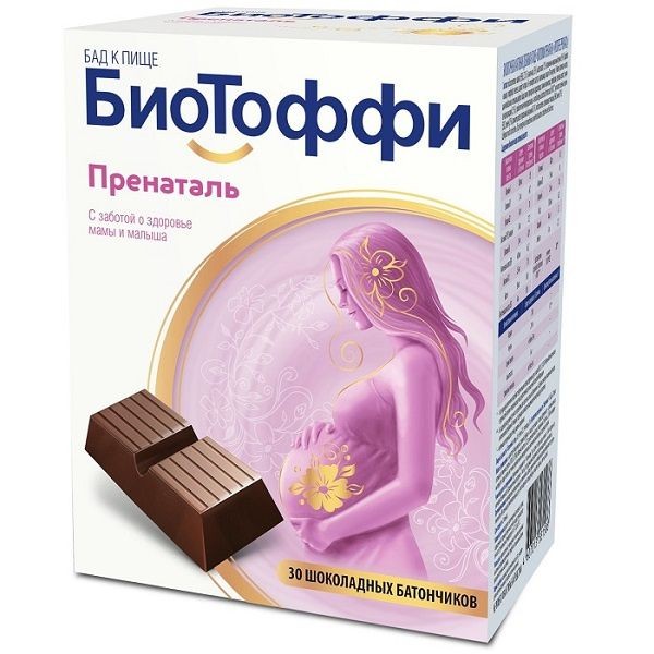 БИОТОФФИ ПРЕНАТАЛЬ БАТОНЧИК 5 Г №30