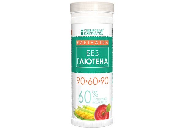 КЛЕТЧАТКА СИБИРСКАЯ БЕЗГЛЮТЕНОВАЯ 90Х60Х90 ПОРОШОК  200 Г №1