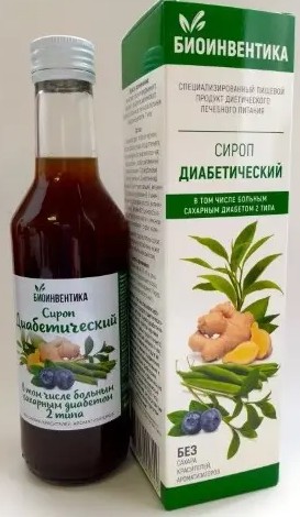 БИОИНВЕНТИКА СИРОП ДИАБЕТИЧЕСКИЙ СИРОП  250 МЛ №1