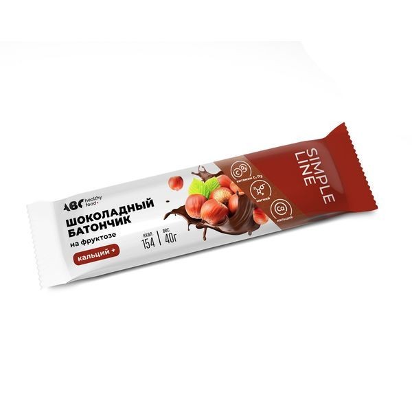ABC HEALTHY FOOD ВИТАГЕН-КАЛЬЦИЙ+ НА ФРУКТОЗЕ БАТОНЧИК  40 Г №1