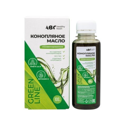 ABC HEALTHY FOOD КОНОПЛЯНОЕ МАСЛО ДЛЯ ПРИЕМА ВНУТРЬ  100 МЛ №1