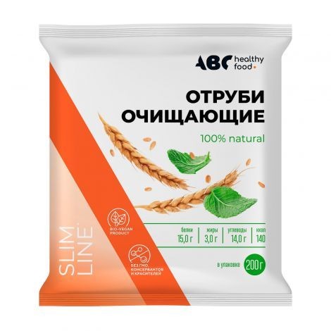 ABC HEALTHY FOOD ОТРУБИ СИБИРСКИЕ ОЧИЩАЮЩИЕ ПАКЕТИК  200 Г №1