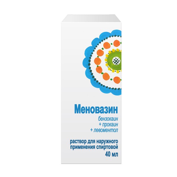 МЕНОВАЗИН Р-Р СПИРТ НАРУЖН