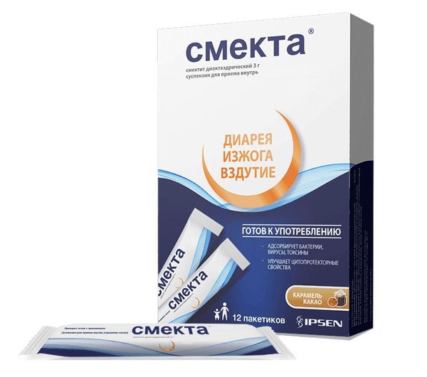 СМЕКТА ПАСТА ДЛЯ ПРИЕМА ВНУТРЬ [КАРАМЕЛЬ-КАКАО] 3 Г 10,27 Г №12