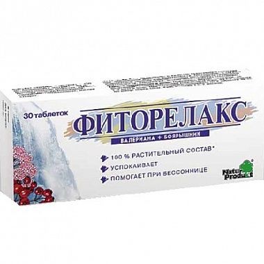 ФИТОРЕЛАКС ЗЕЛЕНЫЙ ДОКТОР ТАБЛЕТКИ    №30