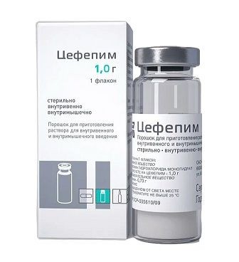 ЦЕФЕПИМ ПОРОШОК ДЛЯ ПРИГОТОВЛЕНИЯ РАСТВОРА ДЛЯ ВНУТРИВЕННОГО И ВНУТРИМЫШЕЧНОГО ВВЕДЕНИЯ  1 Г №1
