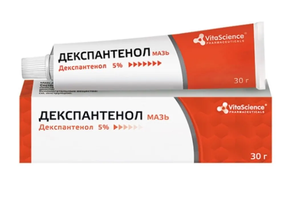 VITALIFE/VITASCIENCE ДЕКСПАНТЕНОЛ МАЗЬ ДЛЯ НАРУЖНОГО ПРИМЕНЕНИЯ 5% 30 Г №1