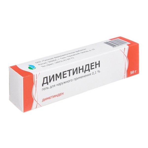 VITALIFE/VITASCIENCE ДИМЕТИНДЕН ГЕЛЬ ДЛЯ НАРУЖНОГО ПРИМЕНЕНИЯ 0,1% 30 Г №1