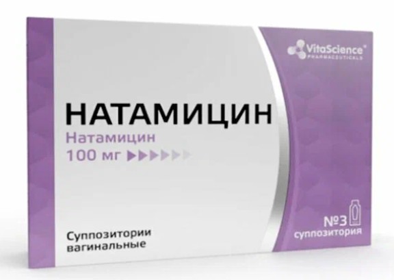 VITALIFE/VITASCIENCE НАТАМИЦИН СУППОЗИТОРИИ ВАГИНАЛЬНЫЕ 100 МГ   №3