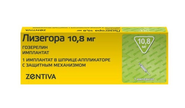 ЛИЗЕГОРА ИМПЛАНТАТ 10,8 МГ №1