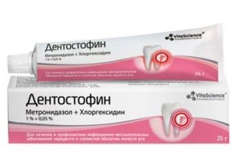 VITALIFE/VITASCIENCE ДЕНТОСТОФИН ГЕЛЬ СТОМАТОЛОГИЧЕСКИЙ 1%+0,05% 25 Г №1
