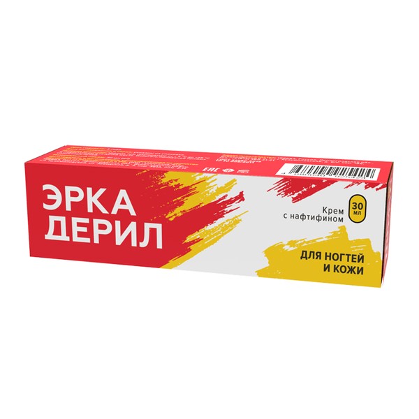 ЭРКАДЕРИЛ КРЕМ Д/НОГТЕЙ И КОЖИ С НАФТИФИНОМ КОСМЕТИЧЕСКИЙ ЛОСЬОН  30 МЛ №1