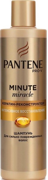 PANTENE PRO-V MINUTE MIRACLE ШАМПУНЬ ИНТЕНСИВНОЕ ВОССТАНОВЛЕНИЕ ШАМПУНЬ 270 МЛ №1