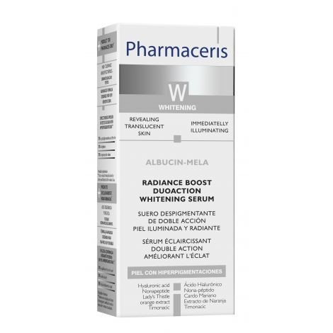 PHARMACERIS W СЫВОРОТКА Д/ЛИЦА ОТБЕЛИВАЮЩАЯ ДВОЙНОГО ДЕЙСТВИЯ КОСМЕТИЧЕСКАЯ СЫВОРОТКА  30 МЛ №1