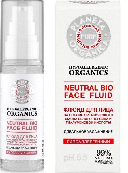 ПЛАНЕТА ОРГАНИКА PURE ФЛЮИД ДЛЯ ЛИЦА КОСМЕТИЧЕСКИЙ ФЛЮИД 50 МЛ №1