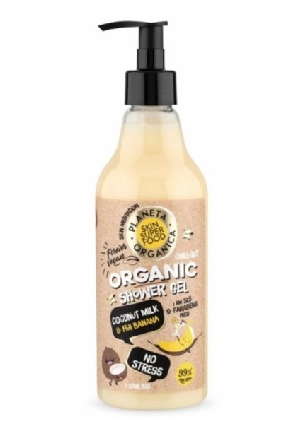 ПЛАНЕТА ОРГАНИКА SKIN SUPER FOOD ГЕЛЬ ДЛЯ ДУША NO STRESS ГЕЛЬ ДЛЯ ДУША 500 МЛ №1