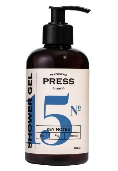 PRESS GURWITZ PERFUMERIE ГЕЛЬ Д/ДУША №15 ИРИС/ИНЖИР/САНДАЛ ГЕЛЬ ДЛЯ ДУША  300 МЛ №1