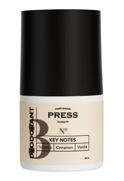 PRESS GURWITZ PERFUMERIE ДЕЗОДОРАНТ-АНТИПЕРСПИРАНТ №3 ШАРИКОВЫЙ ТАБАК/ВАНИЛЬ/КОРИЦА ДЕЗОДОРАНТ ШАРИКОВЫЙ  50 МЛ №1