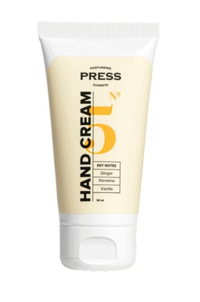 PRESS GURWITZ PERFUMERIE КРЕМ Д/РУК №5 Д/СУХОЙ КОЖИ ГЛУБОКО УВЛАЖ/ВОССТАН ИМБИРЬ/ВАНИЛЬ/ВЕРБЕНА КРЕМ ДЛЯ РУК  50 МЛ №1
