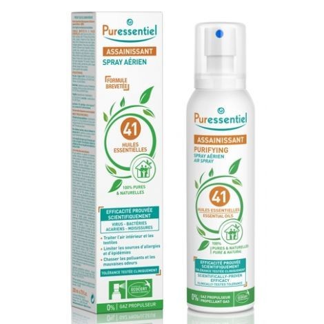 PURESSENTIEL СПРЕЙ Д/ВОЗДУХА ОЧИЩАЮЩИЙ 41 ЭФИРНОЕ МАСЛО СПРЕЙ 200 МЛ №1