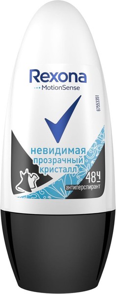 РЕКСОНА MOTION SENSE АНТИПЕРСПИРАНТ НЕВИДИМАЯ ПРОЗРАЧНЫЙ КРИСТАЛЛ ДЕЗОДОРАНТ 50 МЛ №1