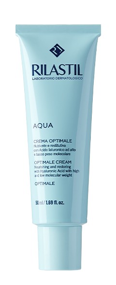 INSTITUTO GANASSINI RILASTIL AQUA OPTIMALE КРЕМ Д/ЛИЦА ПИТАТЕЛЬНЫЙ ВОССТАНАВЛИВАЮЩИЙ КОСМЕТИЧЕСКИЙ КРЕМ  50 МЛ №1