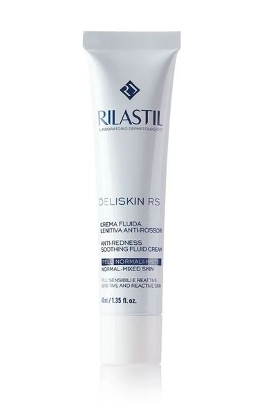 INSTITUTO GANASSINI RILASTIL DELISKIN RS КРЕМ-ФЛЮИД Д/ЛИЦА УСПОКАИВАЮЩИЙ КРЕМ ДЛЯ ЛИЦА  40 МЛ №1
