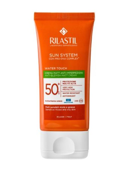 INSTITUTO GANASSINI RILASTIL SUN SYSTEM КРЕМ Д/ЛИЦА СОЛНЦЕЗАЩИТНЫЙ МАТИРУЮЩИЙ WATER TOUCH SPF 50+ КРЕМ СОЛНЦЕЗАЩИТНЫЙ  50 МЛ №1