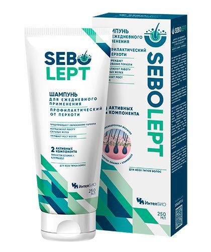 СЕБОЛЕПТ ШАМПУНЬ ОТ ПЕРХОТИ Д/ЕЖЕДНЕВНОГО ПРИМЕНЕНИЯ ПРОФИЛАКТИЧЕСКИЙ ШАМПУНЬ ДЛЯ ВОЛОС 250 МЛ №1