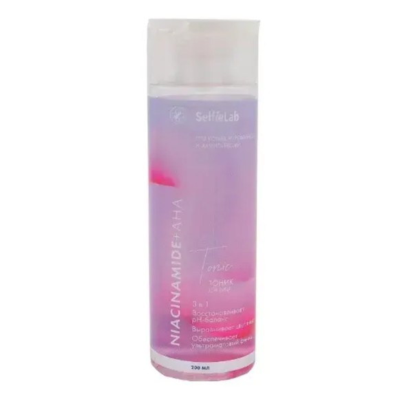 SELFIELAB NIACINAMIDE+AHA ТОНИК Д/ЛИЦА ТОНИК ДЛЯ ЛИЦА 200 МЛ №1