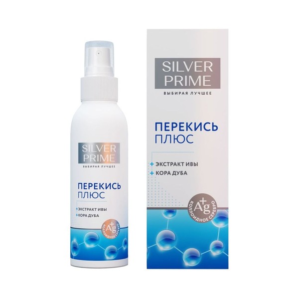 SILVERPRIME ПЕРЕКИСЬ ПЛЮС ЛОСЬОН Д/КОЖИ АНТИМИКРОБНЫЙ С ИОНАМИ СЕРЕБРА СРЕДСТВО ДЕЗИНФИЦИРУЮЩЕЕ  100 МЛ №1