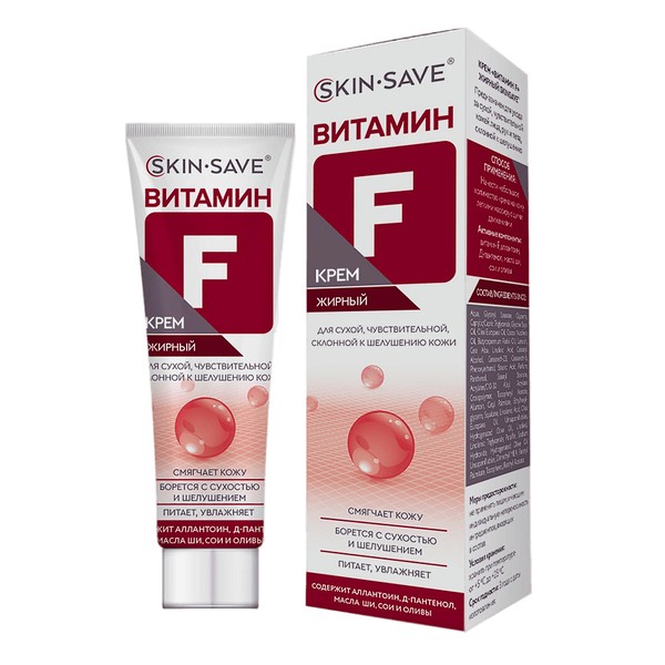 SKINSAVE КРЕМ ВИТАМИН F ЖИРНЫЙ КОСМЕТИЧЕСКИЙ КРЕМ 50 МЛ №1
