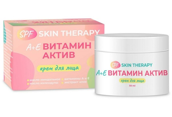 SKIN THERAPY КРЕМ Д/ЛИЦА ВИТАМ А/Е АКТИВ КРЕМ ДЛЯ ЛИЦА 50 МЛ №1
