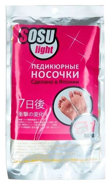 SOSU LIGHT НОСКИ ДЛЯ ПИЛИНГА НОГ МАСКА ТКАНЕВАЯ №2