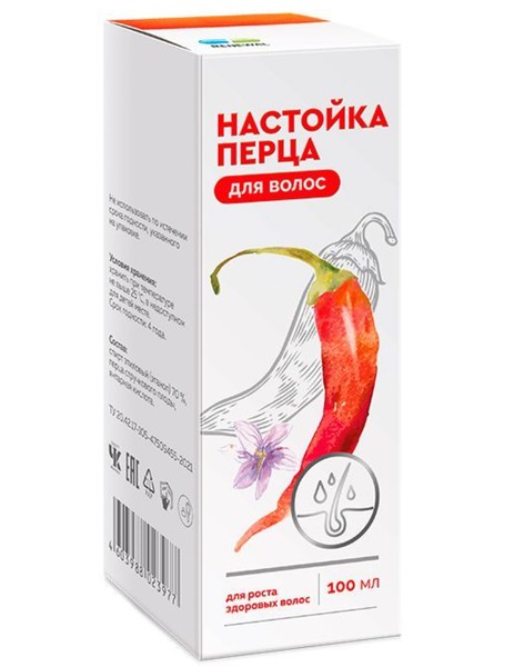 НАСТОЙКА ПЕРЦА ДЛЯ ВОЛОС НАСТОЙКА 100 МЛ №1