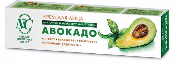 НЕВСКАЯ КОСМЕТИКА КРЕМ Д/ЛИЦА АВОКАДО КРЕМ ДЛЯ ЛИЦА 40 МЛ №1