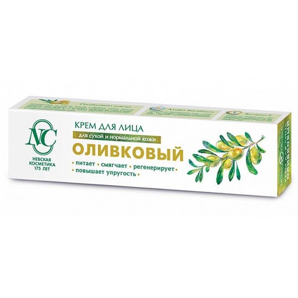 НЕВСКАЯ КОСМЕТИКА КРЕМ Д/ЛИЦА ОЛИВКОВЫЙ КРЕМ ДЛЯ ЛИЦА 40 МЛ №1