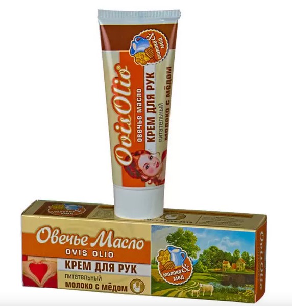 ОВЕЧЬЕ МАСЛО КРЕМ ДЛЯ РУК МОЛОКО С МЕДОМ КРЕМ ДЛЯ РУК 70 Г №1
