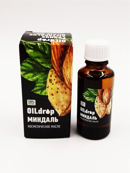 OILDROP МАСЛО КОСМЕТИЧЕСКОЕ МИНДАЛЯ КОСМЕТИЧЕСКОЕ МАСЛО  30 МЛ №1