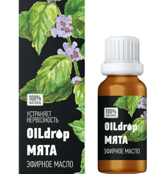OILDROP МАСЛО ЭФИРНОЕ МЯТА ЭФИРНОЕ МАСЛО  10 МЛ №1
