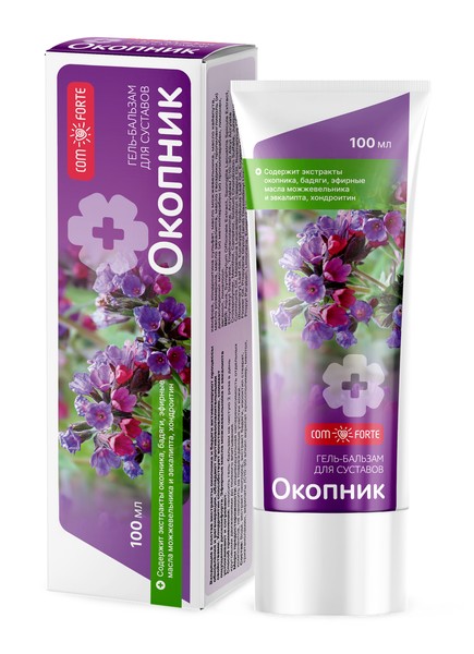 COMFORTE ГЕЛЬ-БАЛЬЗАМ Д/СУСТАВОВ ОКОПНИК ГЕЛЬ-БАЛЬЗАМ  100 МЛ №1