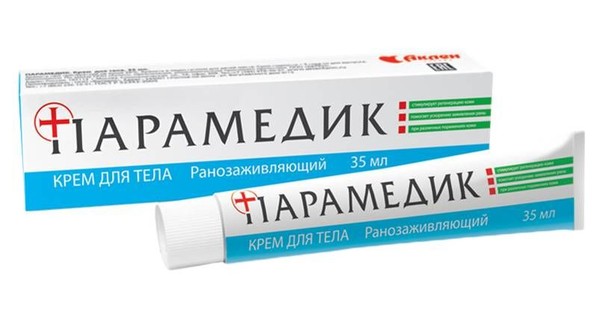 ПАРАМЕДИК КРЕМ ДЛЯ ТЕЛА РАНОЗАЖИВЛЯЮЩИЙ КОСМЕТИЧЕСКИЙ КРЕМ 35 МЛ №1