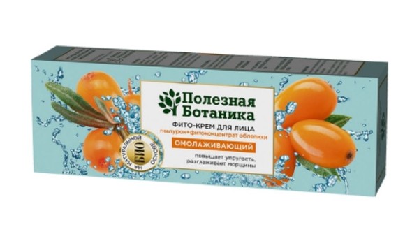 ПОЛЕЗНАЯ БОТАНИКА ФИТО-КРЕМ Д/ЛИЦА ОМОЛАЖИВАЮЩИЙ КРЕМ ДЛЯ ЛИЦА 40 МЛ №1