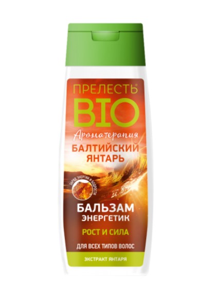 ПРЕЛЕСТЬ BIO БАЛТИЙСКИЙ ЯНТАРЬ БАЛЬЗАМ-ЭНЕРГЕТИК Д/ВСЕХ ТИПОВ ВОЛОС БАЛЬЗАМ ДЛЯ ВОЛОС 250 МЛ №1