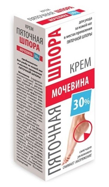 МЕДИКОМЕД КРЕМ ДЛЯ НОГ ПЯТОЧНАЯ ШПОРА МОЧЕВИНА 30% КРЕМ ДЛЯ НОГ 75 МЛ №1