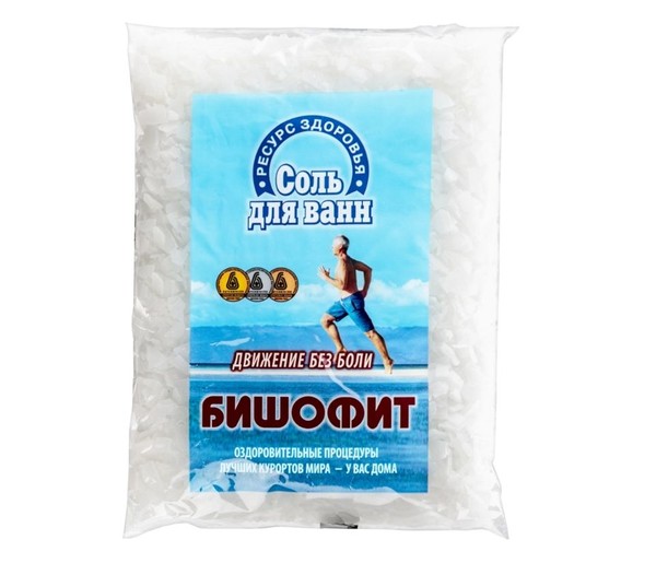 РЕСУРС ЗДОРОВЬЯ СОЛЬ Д/ВАНН БИШОФИТ СОЛЬ ДЛЯ ВАННЫ 500 Г №1