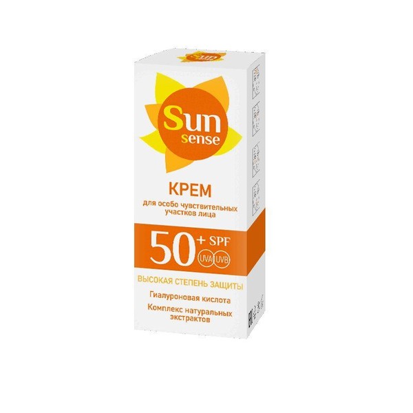 SUN SENSE КРЕМ Д/ЛИЦА Д/ОСОБО ЧУВСТВИТЕЛЬНЫХ УЧАСТКОВ SPF50 КОСМЕТИЧЕСКИЙ КРЕМ 50 МЛ №1